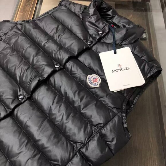 Moncler Quilted Black Down Vest | Brand New with Tags, size S - Picture 4 of 6